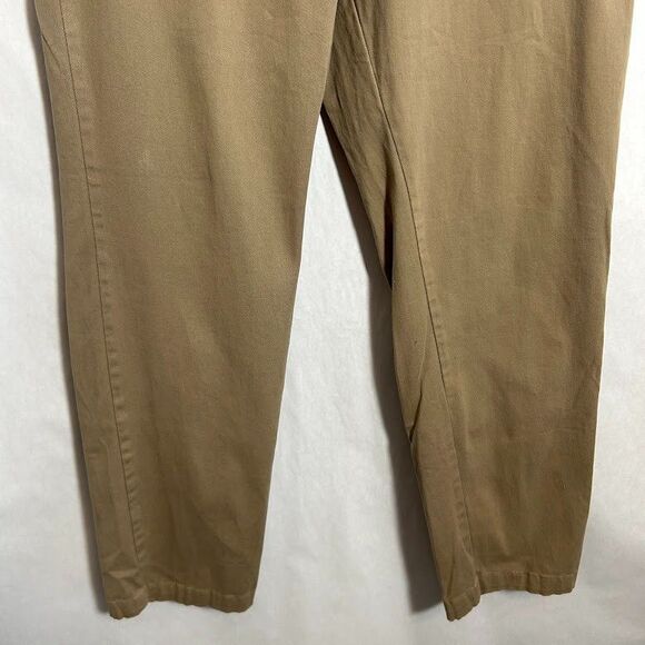 Cove USA Pants Mens 36 Cinch Waist Chino Brown Cotton Blend Stretch Comfort - Picture 5 of 9